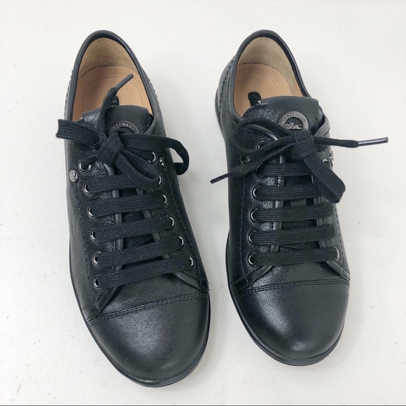 Longchamp black shoes with lace size 35 New - Picture 2 of 8